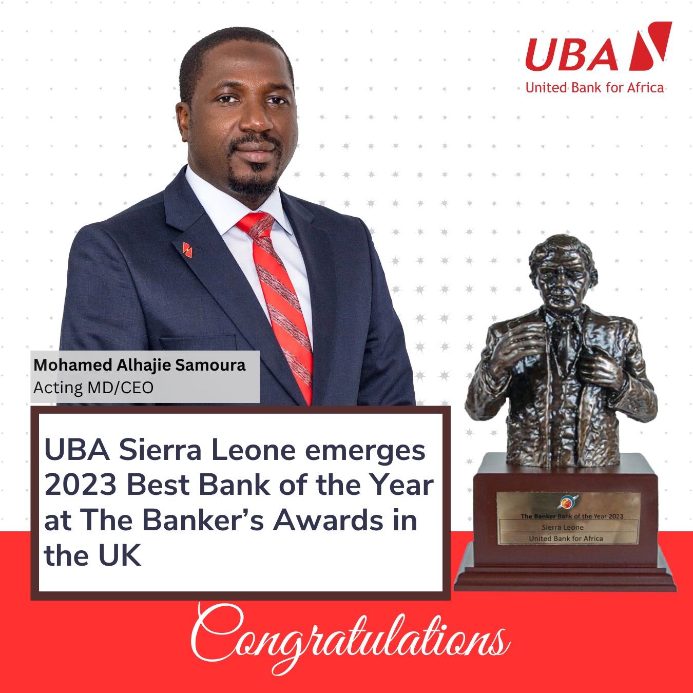 “UBA Sierra Leone: Crowned The Banker’s Best Bank – A Reign of Excellence!”