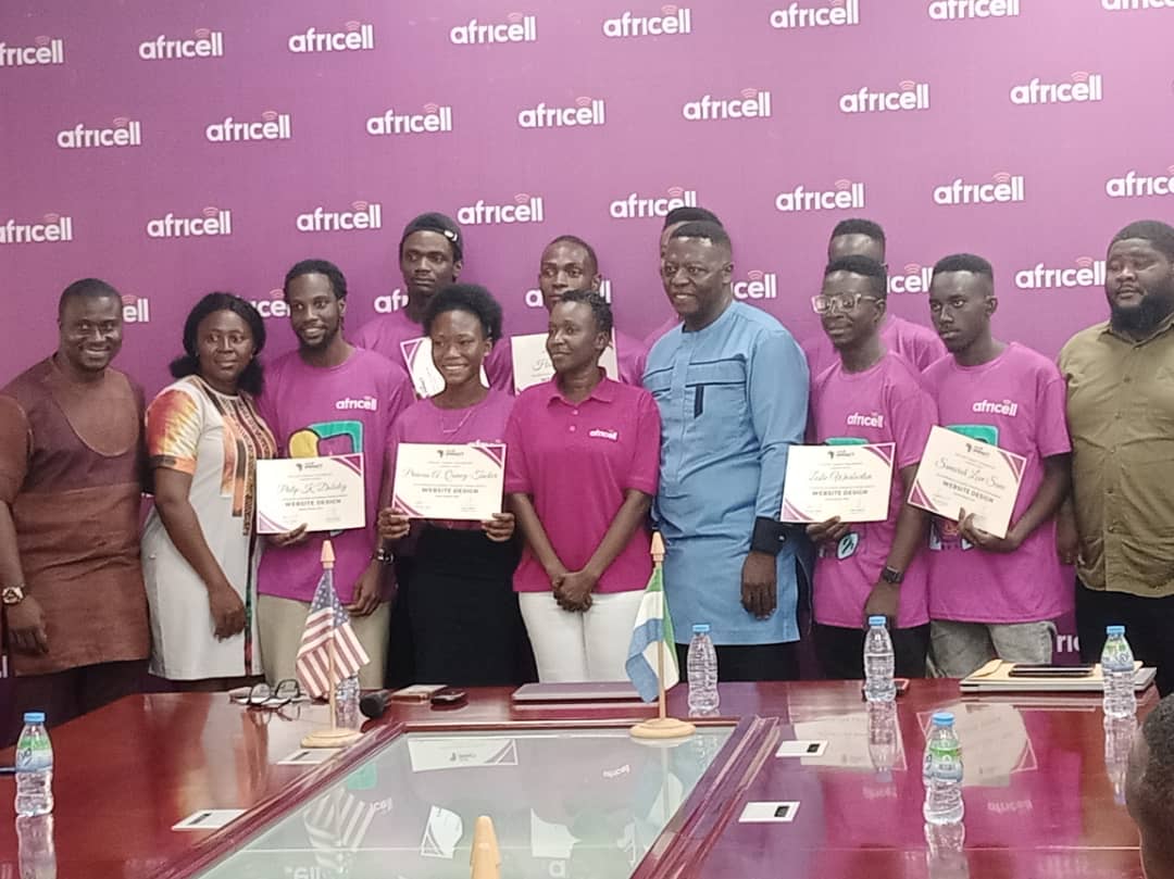 After Training By Africell Impact Foundation…12 Students Graduate In Digitalized Web Design