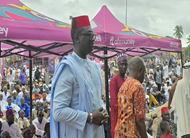 As He Arrives in Bombali…