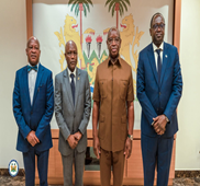 First Bank Group Dele. Meets with President Bio