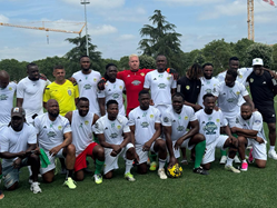 Former Professional Players Gather in Toulouse, France as Friends Unite Travel and Play Nimba in a Friendly Match