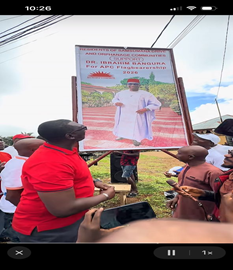 Sam-Sumana Drive Residents Endorse DIB’s Presidential Ambition