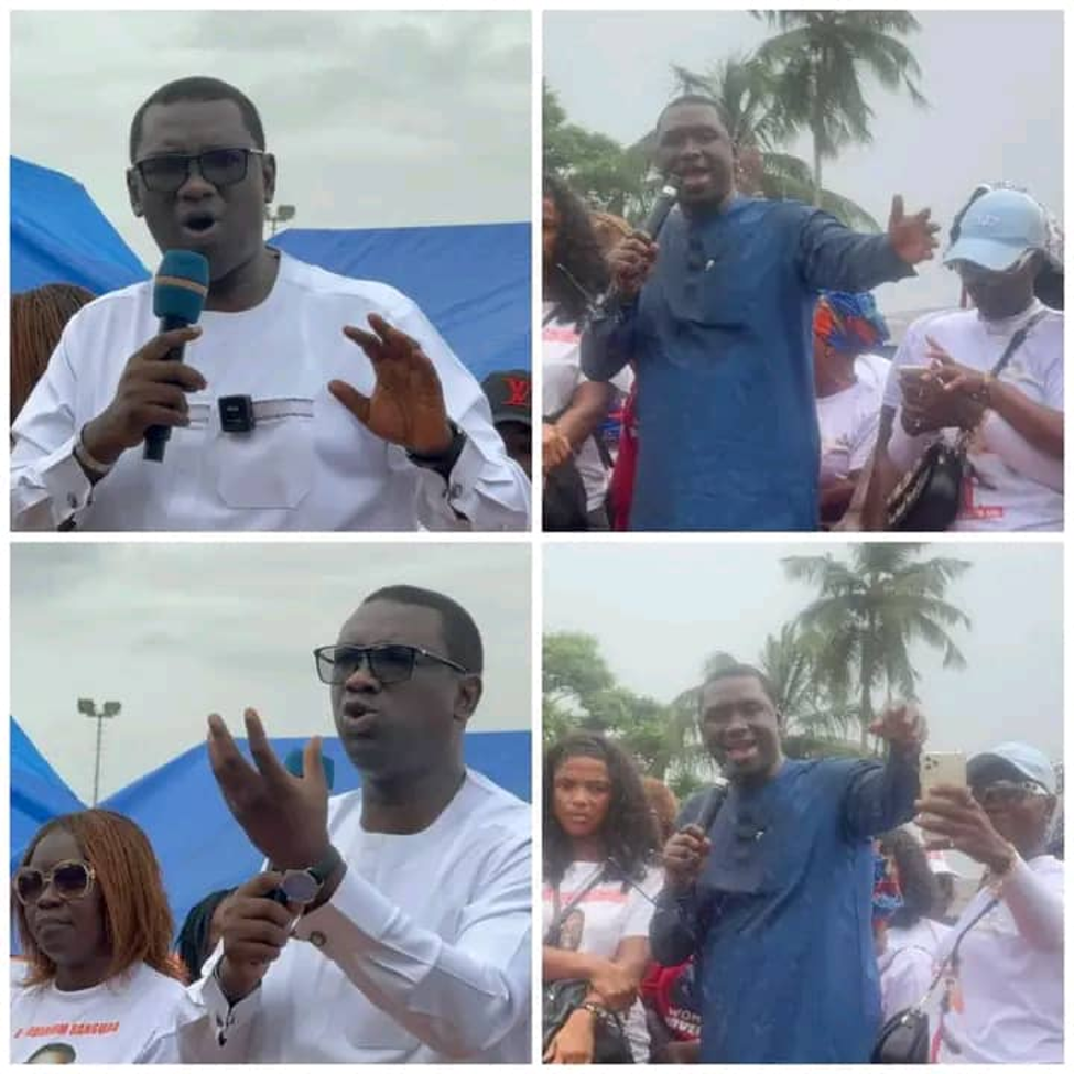 Dr. Ibrahim Bangura Turns Bo and Lunsar Red