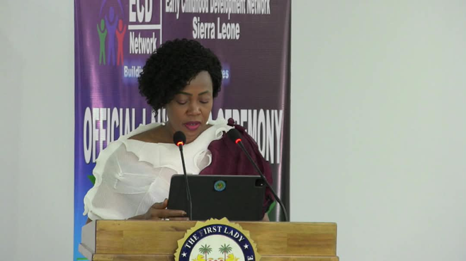 First Lady Fatima Bio Unveils ECD Network